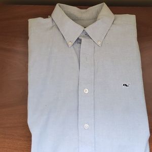 Vineyard Vines powder blue shirt